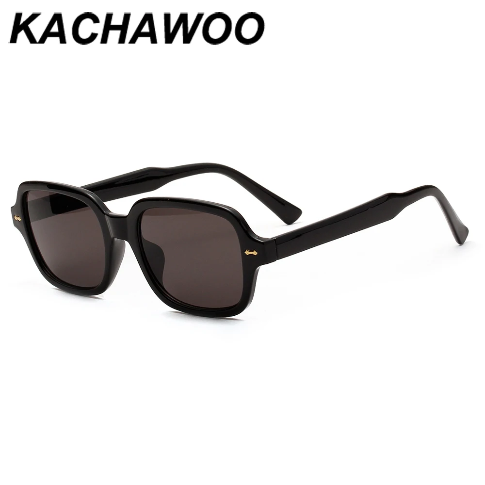 Kachawoo маленькие квадратные солнцезащитные очки для женщин черные коричневые