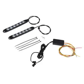 

Auto Daytime running lights Fitting DRL Turn Signal Universal Accessories