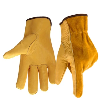

Heavy Duty Gardening Gloves Leather Work Gloves Waterproof Long Pruning Gloves Durable Anti-slip Driver Garden Planting Gloves
