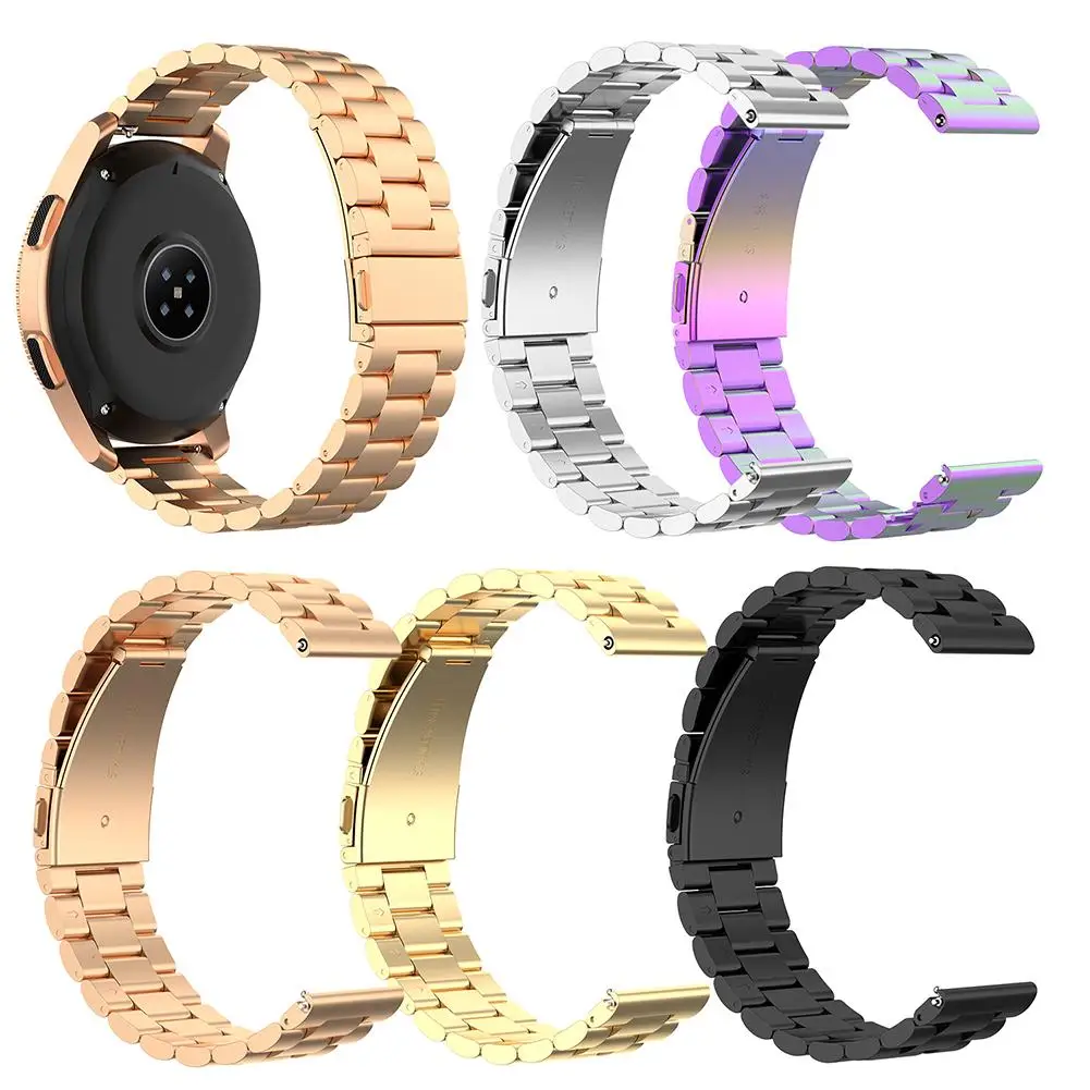 Ремешок для часов из нержавеющей стали для samsung Galaxy Active/Vivoactive3/Amazfit BIP