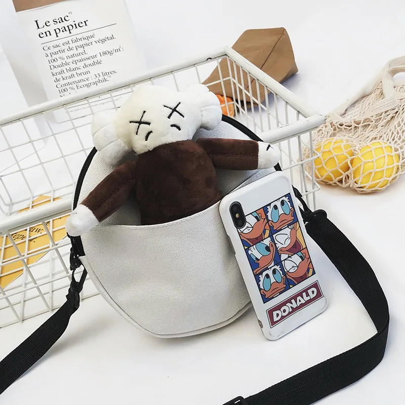 Стиль, корейский стиль, художественная и художественная Повседневная холщовая сумка-мессенджер, Женская мини-сумка, хипстер, серия MORI, вода Sm