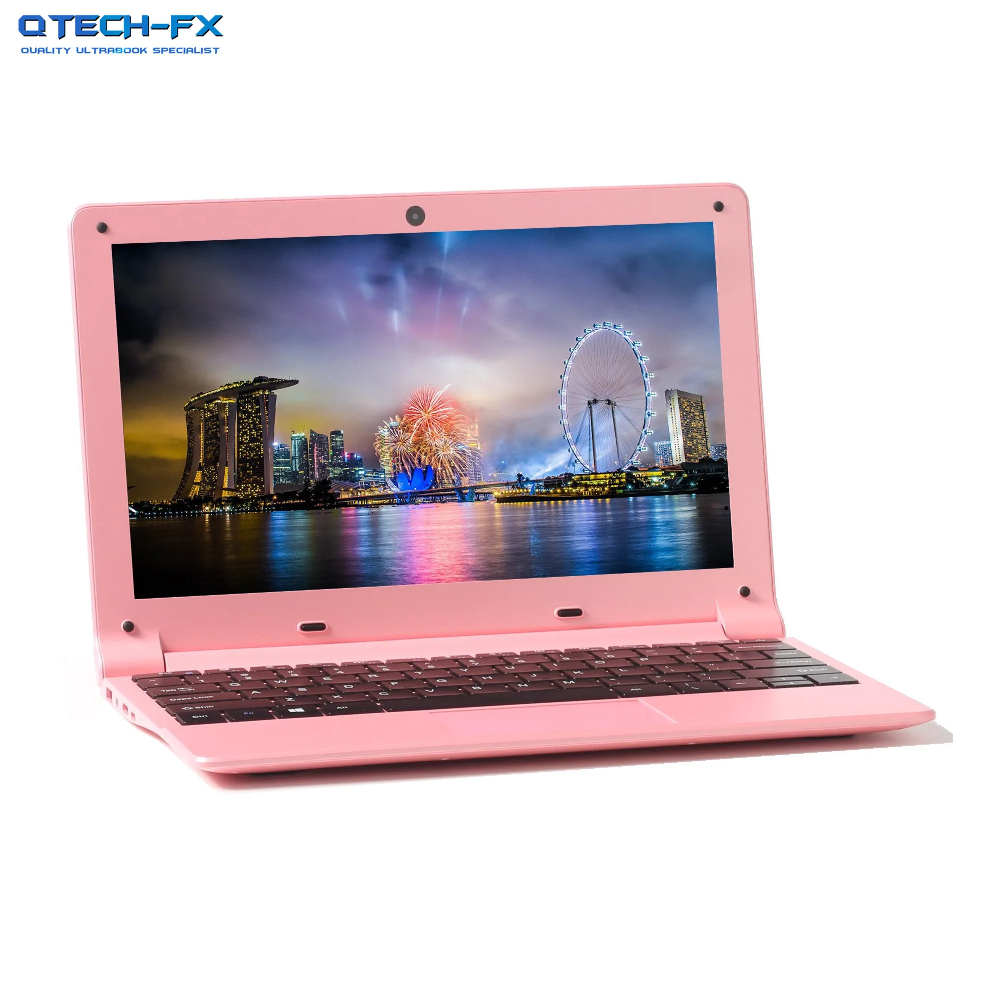 

12" Windows10 Ultrabook Fast SSD 128GB /64GB CPU intel Quad Core School Computer Pink White AZERTY Spanish Russian Keyboard