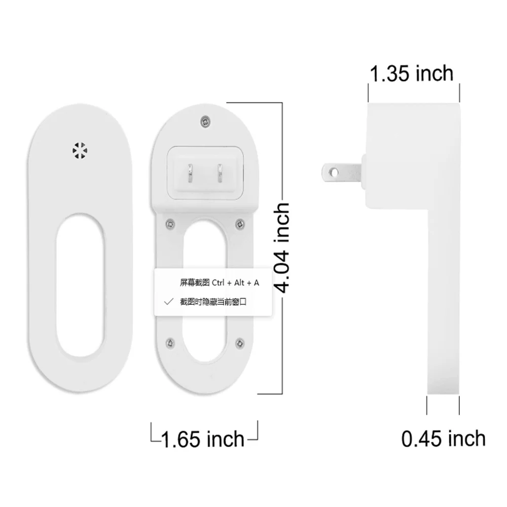 Warm White LED Night Light 2pcs Plug-in Night Lights Dusk to Dawn Sensor for Bedroom Bathroom Kitchen Corridor Stairs EU/US Plug