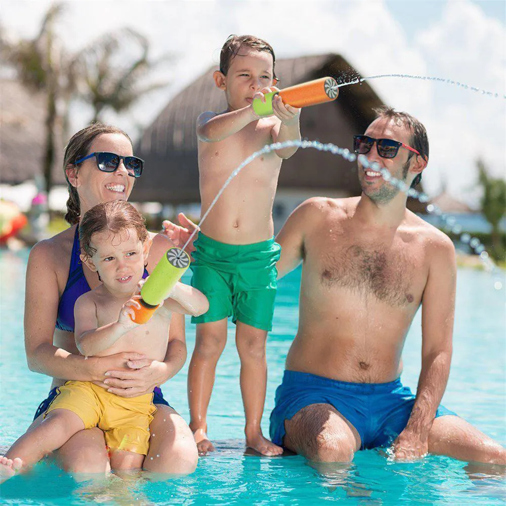 

Bath Toy,playing Water children summer pull type EVA foam spray waters beach toy children Soft flexible swimming kid funny game