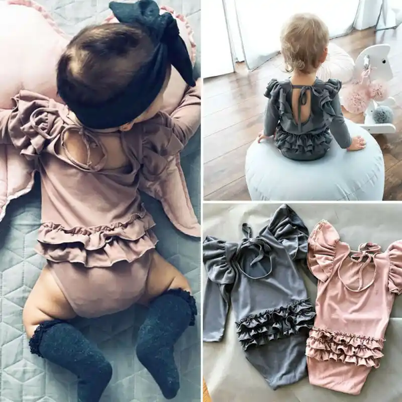 baby ruffle rompers wholesale
