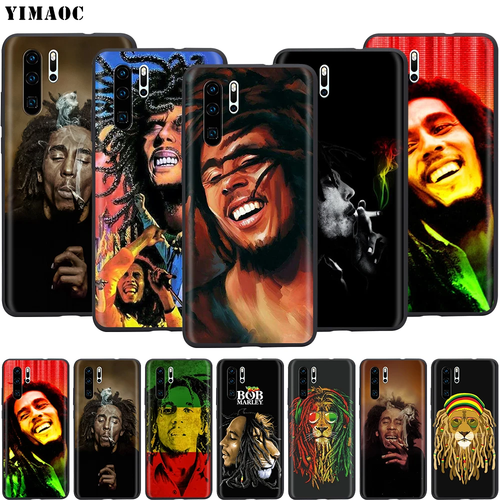 Мягкий чехол YIMAOC Bob Marley для huawei Nova 4E 5 5T Smart P9 Lite Y6 Y7 2019 Honor 8A 20S Pro Prime|Бамперы| |