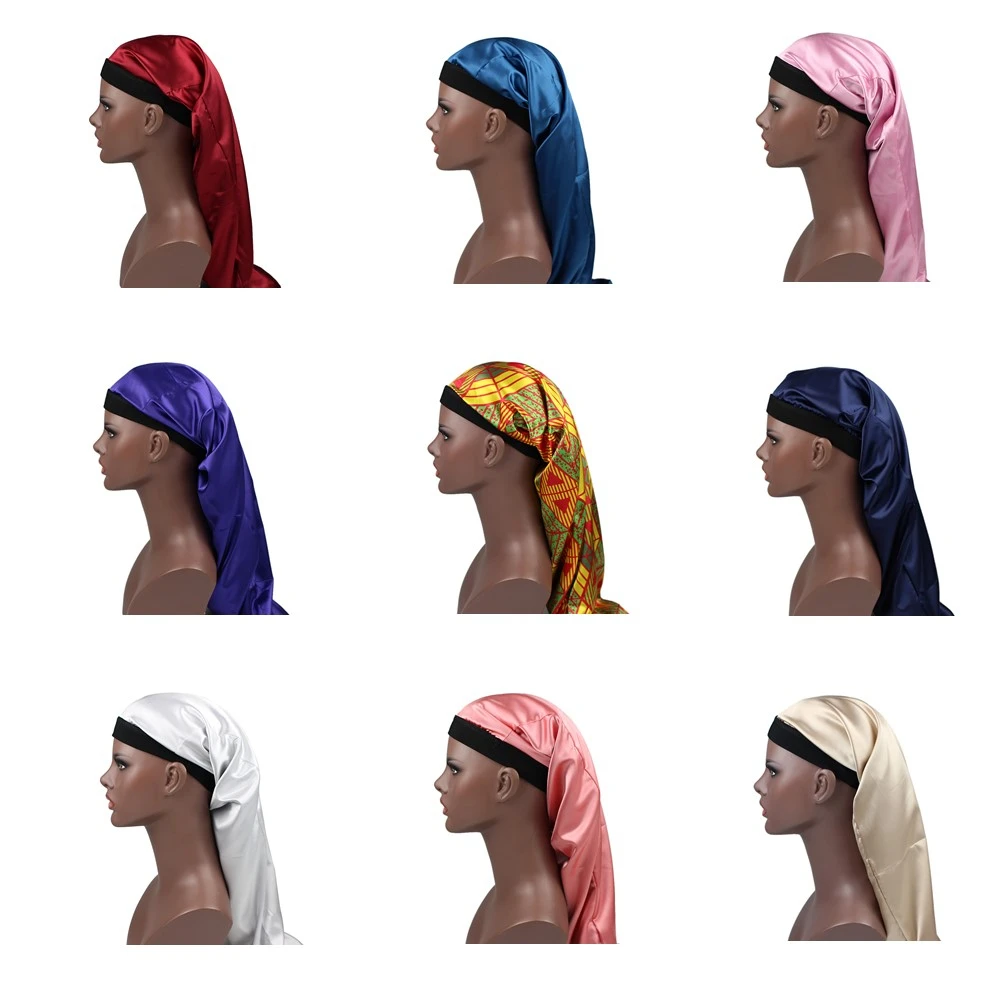 Unisex Men Braid and Dreadlocks Cap Satin Lined Long Hair Cover