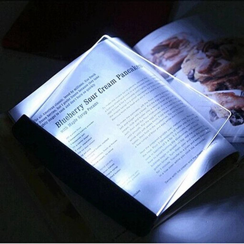 Ultralight LED Panel Book Light Wireless Night Vision Reading Lamp