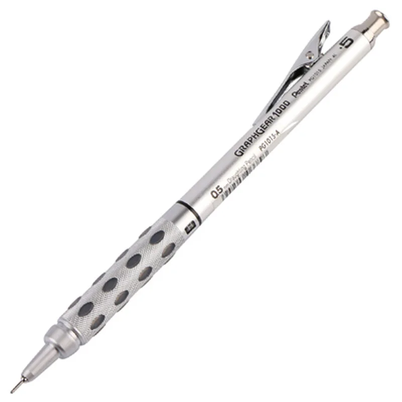 0.5mm 4 Pentel GRAPHGEAR 1000 механические разработки карандаш комплект PG1013/15/17/19(0,3/0,5/0,7/0,9 мм - Цвет: 0.5mm