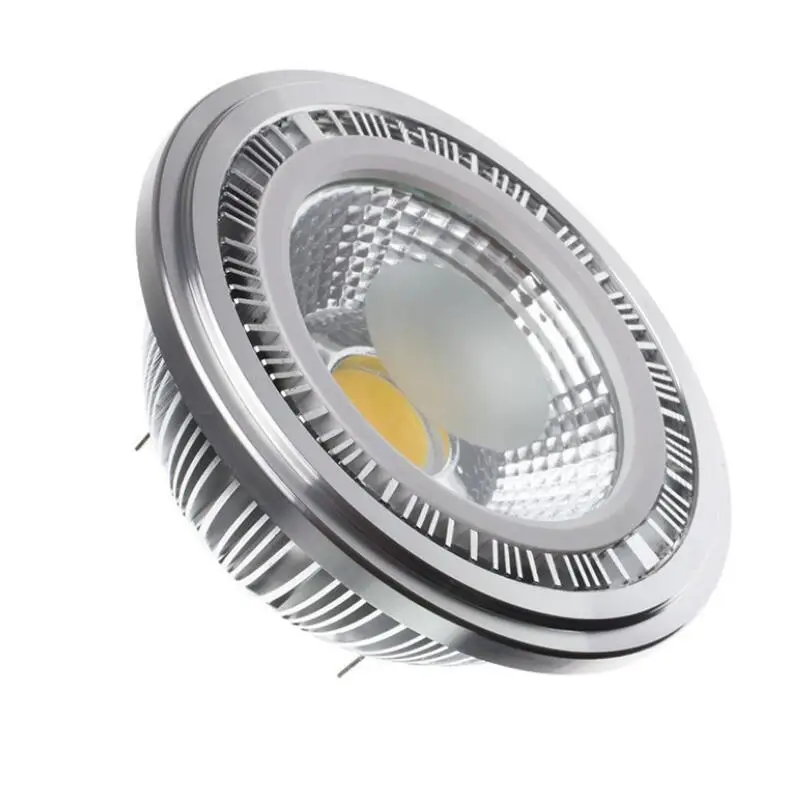 Светодиодсветодиодный Лампа 15 Вт COB AR111 Bridgelux LED ES111 QR111 GU10 G53 12 В постоянного тока