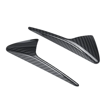 

For Tesla Model X Model S Model 3 2013-2019 Carbon Fiber Side Camera Fender Marker Cover Side Grille