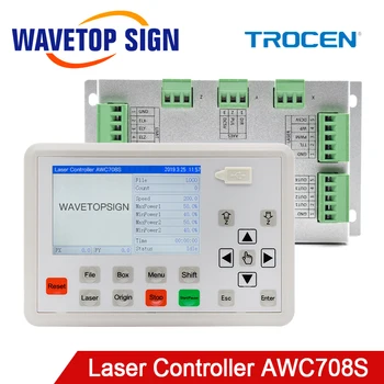 Trocen AWC708S Co2 Laser Controller System for Co2 Laser Engraving Cutting Machine Replace AWC708C Lite ruida Leetro ruida rd rdlc320 a co2 laser dsp controllerr rd320a co2 laser controller use for laser engraving and cutting machine