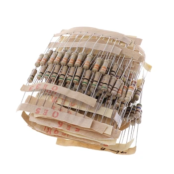 

Wholesale dropshipping 300Pcs Resistor Kits 1W 5% 0.1-750 Ohm Carbon Resistor 30 Values Resistance Set