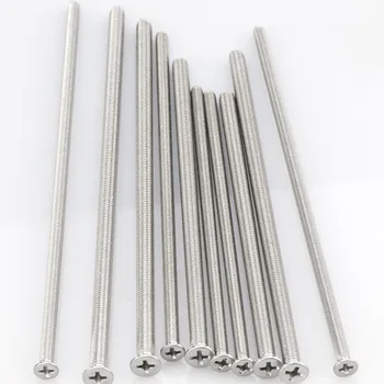 

10pcs/lot 304 stainless steel lengthening countersunk machine cross countersunk machine tooth screw flat head machine wire
