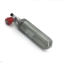 Acecare 1.1L Hpa адаптер цилиндр для пейнтбола и Din Клапан акваланга сжатого воздуха пистолет 5,5 винтовка сжатого воздуха серый