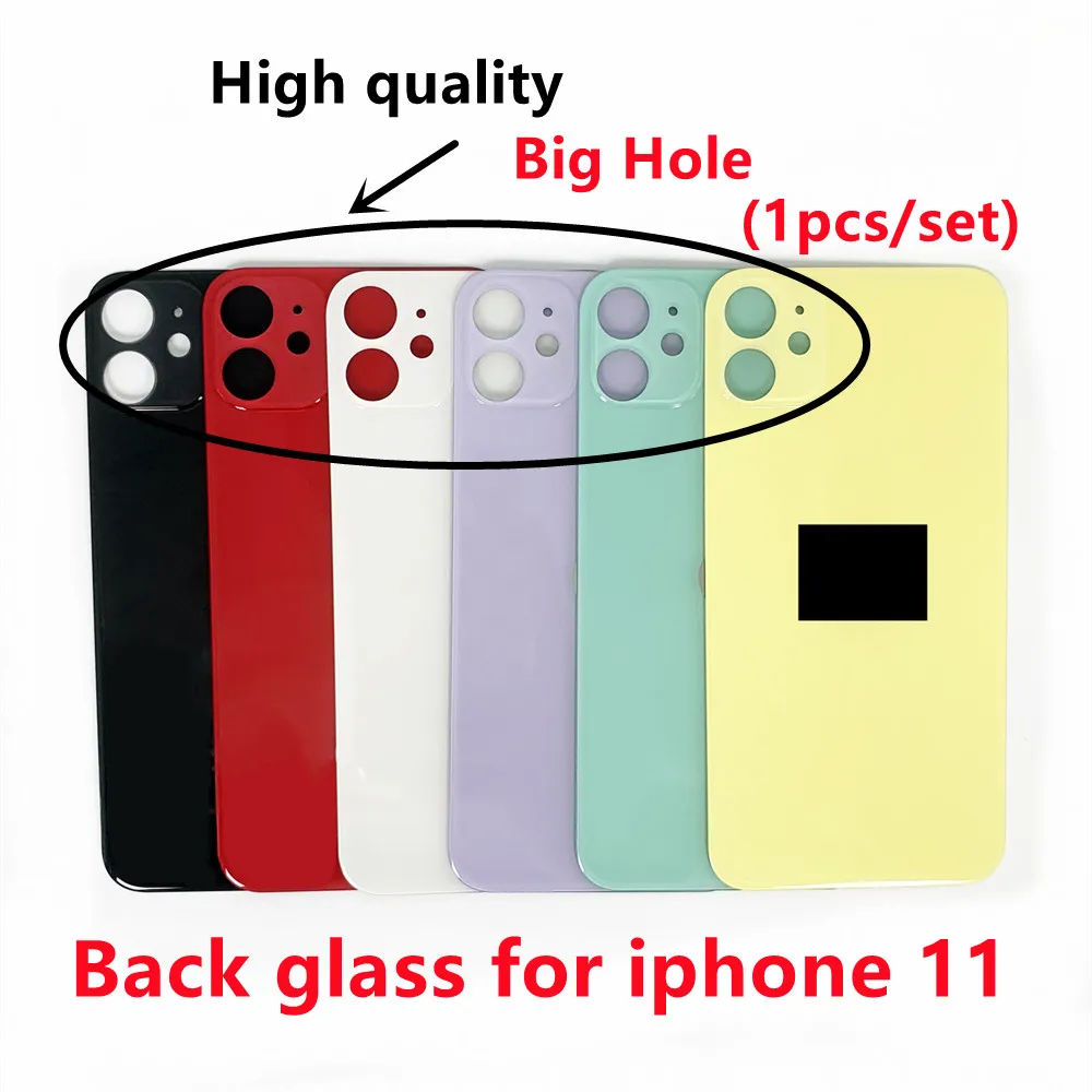 High Quality With Wide Big Bigger Hole Rear Glass Housing Battery Cover