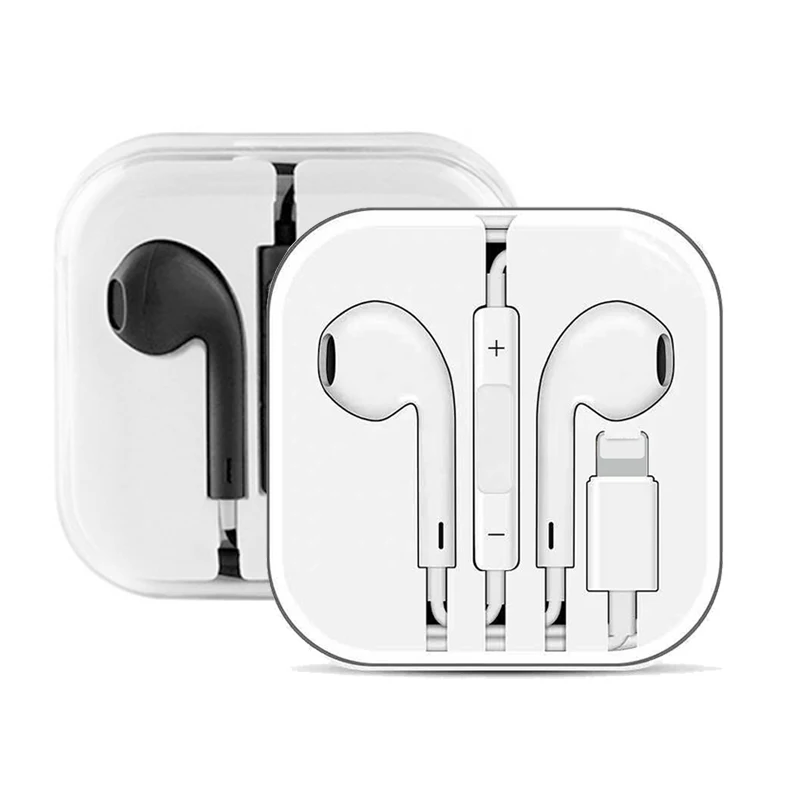 Konsmart Wired In-earpods Headset for Apple iPhone 5 6S 7 8 Plus XR XS
Max 11 Pro iPod Nano iPad Air Mini 3.5mm plug Earbuds