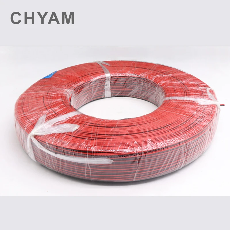 12AWG 14AWG 16AWG18awg 20AWG Silicone Wire Black and Red 2 Conductor Parallel Line Soft and Flexible DIY Craft Tool Jinxiaobei ZJiaqi-Brass Wire 2pin Extension Cord