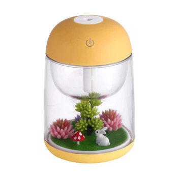 

Micro-Landscape Air Humidifier for Baby Home Office Creative Gift Essential Oil Aroma Diffuser with Changing Led Light