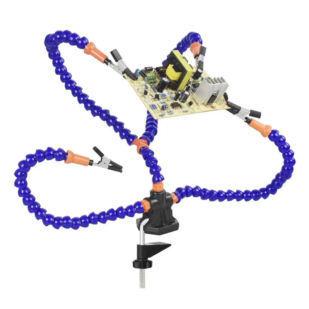 Multi Soldering Helping Hand Tool Table Clip Third Hand Soldering Stand Welding PCB Holder Flexible Arm Tool soldering tool soldering helping hands welding tool