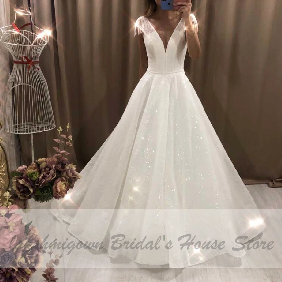 bling a line wedding dresses