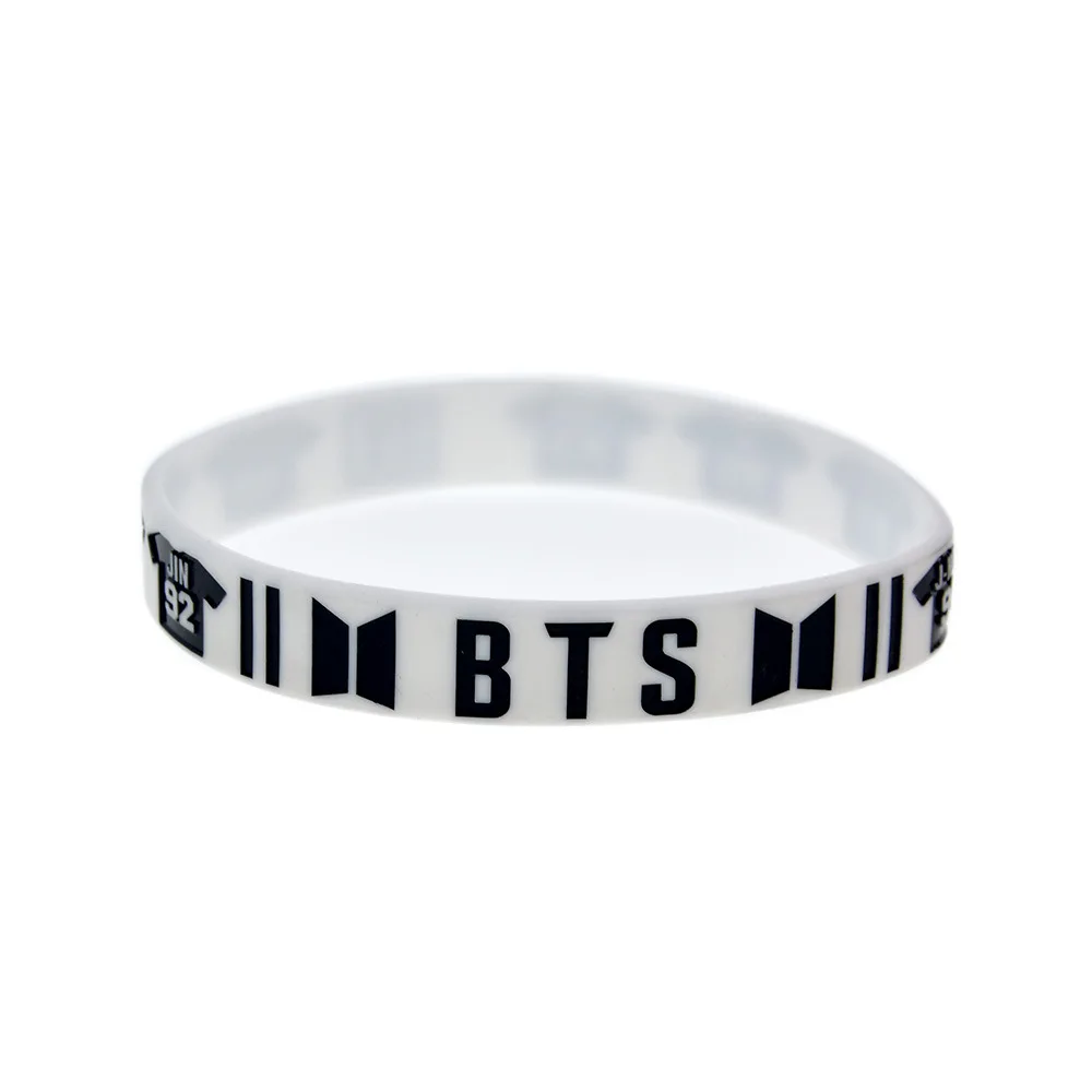 Горячая BTS силиконовый гелевый браслет настроение для любви альбом юбилей браслет корейский стиль тренд аксессуары браслет кольцо