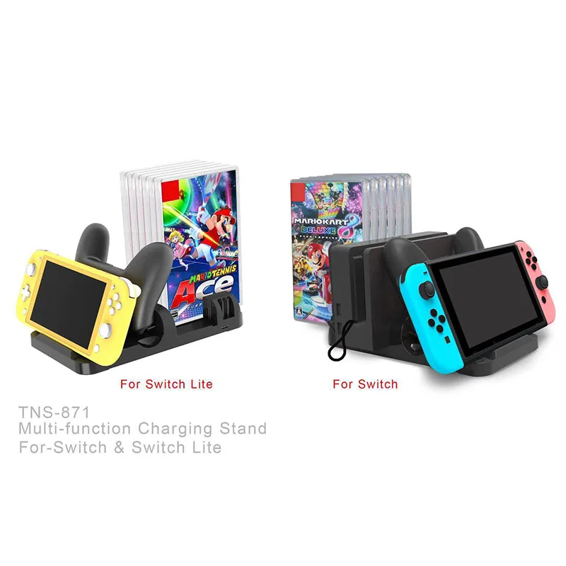 Многофункциональная зарядная док-станция для nintendo Switch Lite, контроллер Joy-Con и профессиональная зарядная станция type-C с 6 Gam