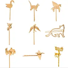 Парики женские детские аксессуары для волос девушки мода Подарочный Шарм шпилька Новые кошки собаки Единорог олень животные милые сладкие