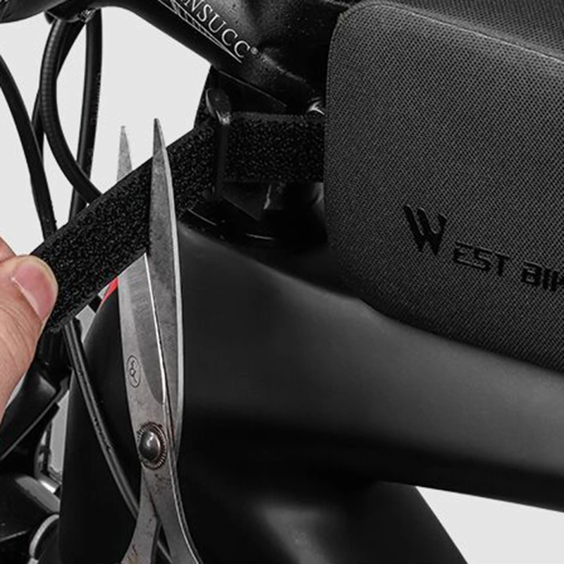 West Biking велосипедная сумка Водонепроницаемая Mtb дорожные велосипедные паньеры передняя рама корзина велосипедные аксессуары Руль тройной угол велосипеда
