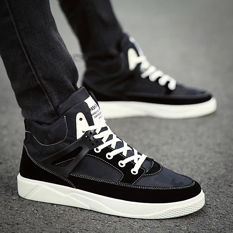 

2019 New Style High Shoes Men's Casual Shoes Korean-style Trendy Shoes Men Athletic Shoes High State Trend Men Shoes Summer