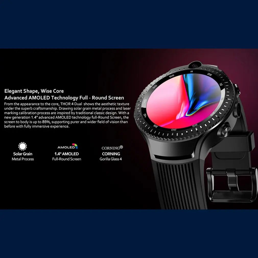 Zeblaze THOR 4 Dual 4G SmartWatch 5.0MP+5.0MP Dual