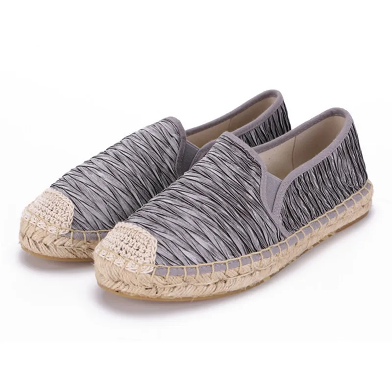 2020 New Spring Summer Women Flats Espadrilles Shoes Swing Slip On Straw Fisherman Shoes Round Toe Rope Lady Flats Loafers Shoes (14)