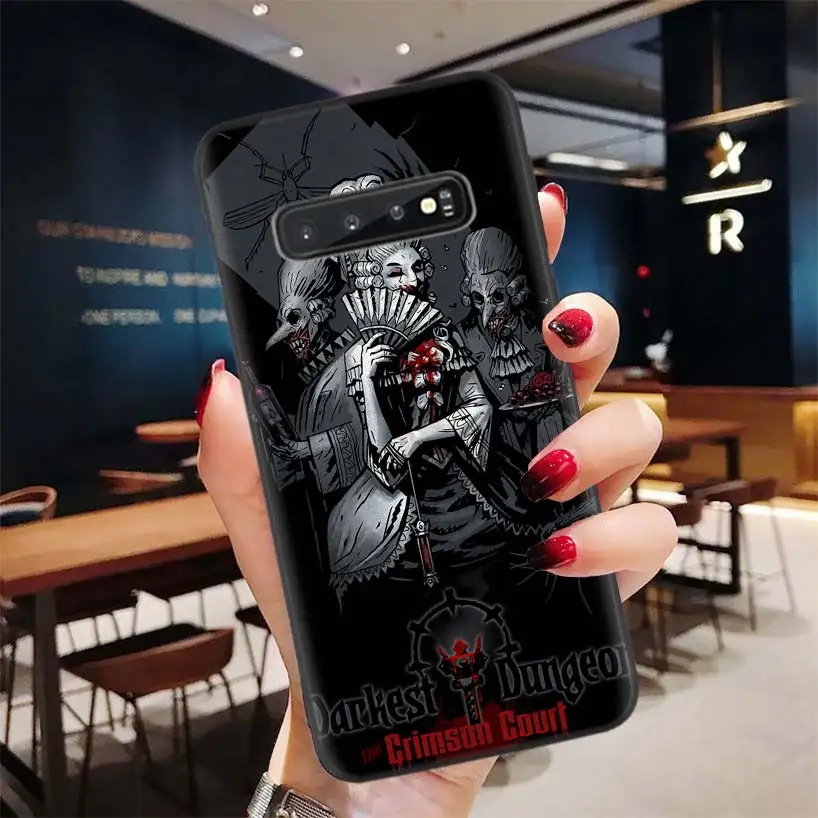 Darkest Dungeon Black Case for Samsung Galaxy S10 Lite Note 10 9 8 S9 S8 J4 5