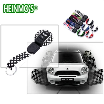 

For MINI Cooper Remote Car Key Cover Protector Holder Cap For Mini Cooper F54 F55 F56 F57 F60 Union Jack Flag Style Key Case