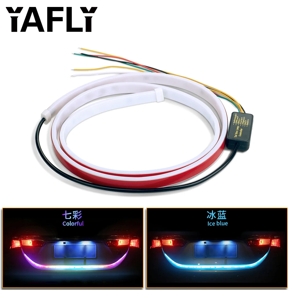 Автомобильный дополнительный стоп светильник YAFLY плавающая Светодиодная лента 12