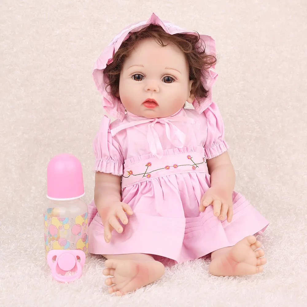Полностью мягкие силиконовые куклы Reborn Baby, 18 дюймов, 48 см, реалистичные, Bebe, для девочек, для ванны, Playmates, живой, Benoca, для детей, милые, Menina, подарки на день рождения