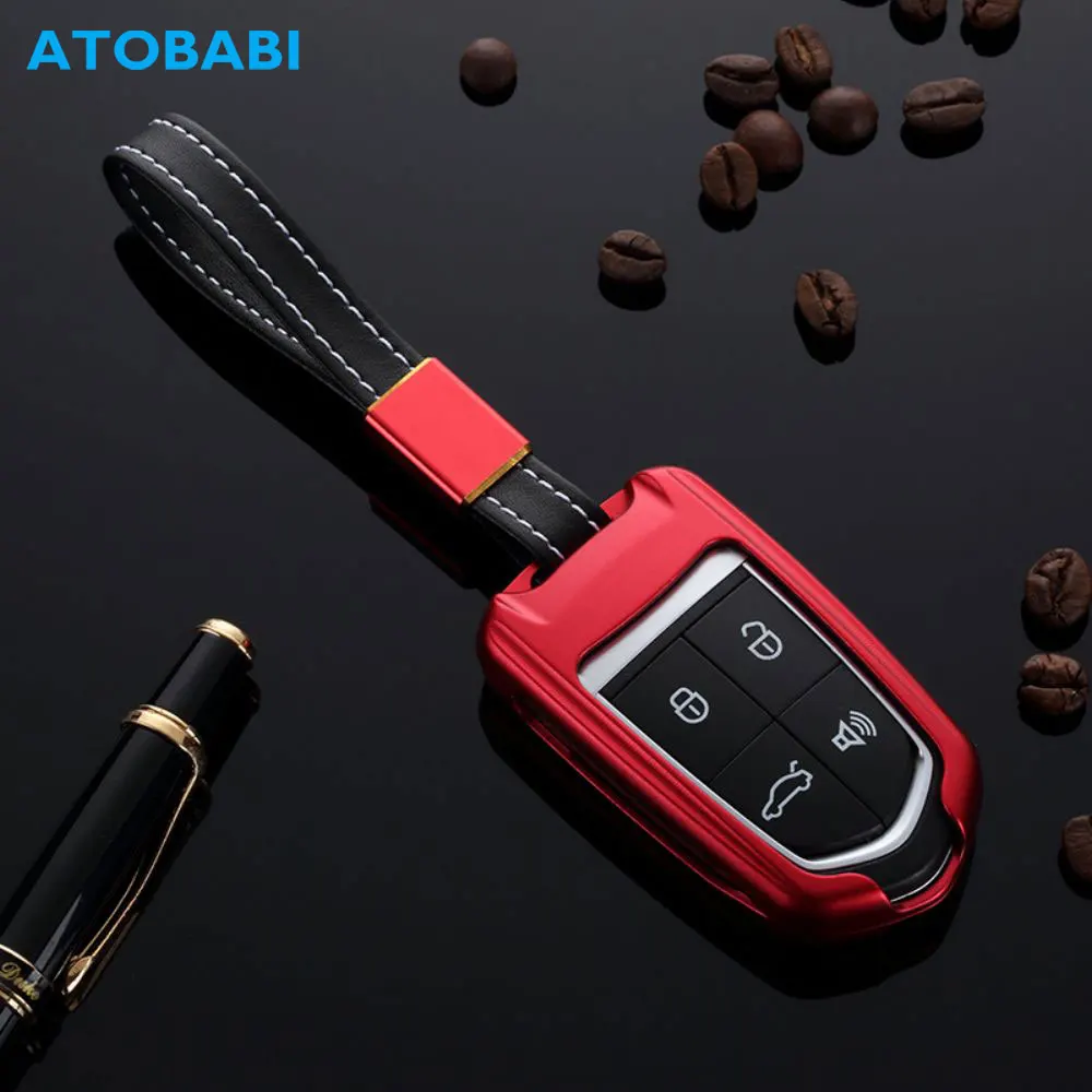 Aluminum Alloy Car Key Case For Borgward BX5 BX7 2017 2018 Smart Remote Control Fob Shell Cover ...