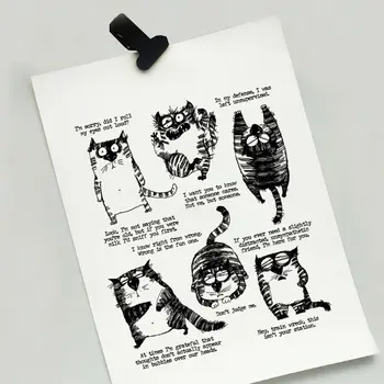 

English Phrases Silicone Clear Seal Stamp DIY Scrapbooking Embossing Photo Album 53CA