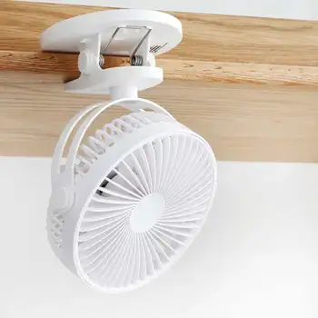 

4/6 Inch USB Clip Desktop Table Fan Mini Portable Clamp 3 Speeds Desk Fan Rotatable Ventilator Strong Wind