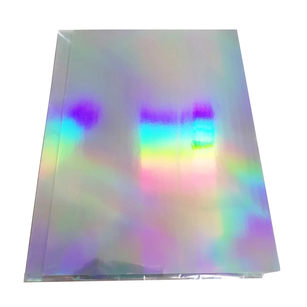 A4 Blank Hologram Silver Sticker Label Paper for Laser/UV Printer  Professional Special Layer