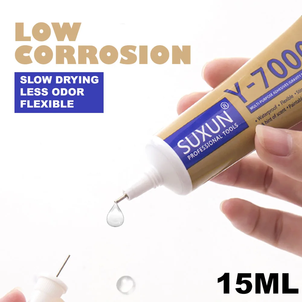 

15 ml Y-7000 in Liquid Glue Multipurpose Adhesive Diy Jewelry Rhinestone Crafts Nail Gel Frame Screen Glass Waterproof Glue