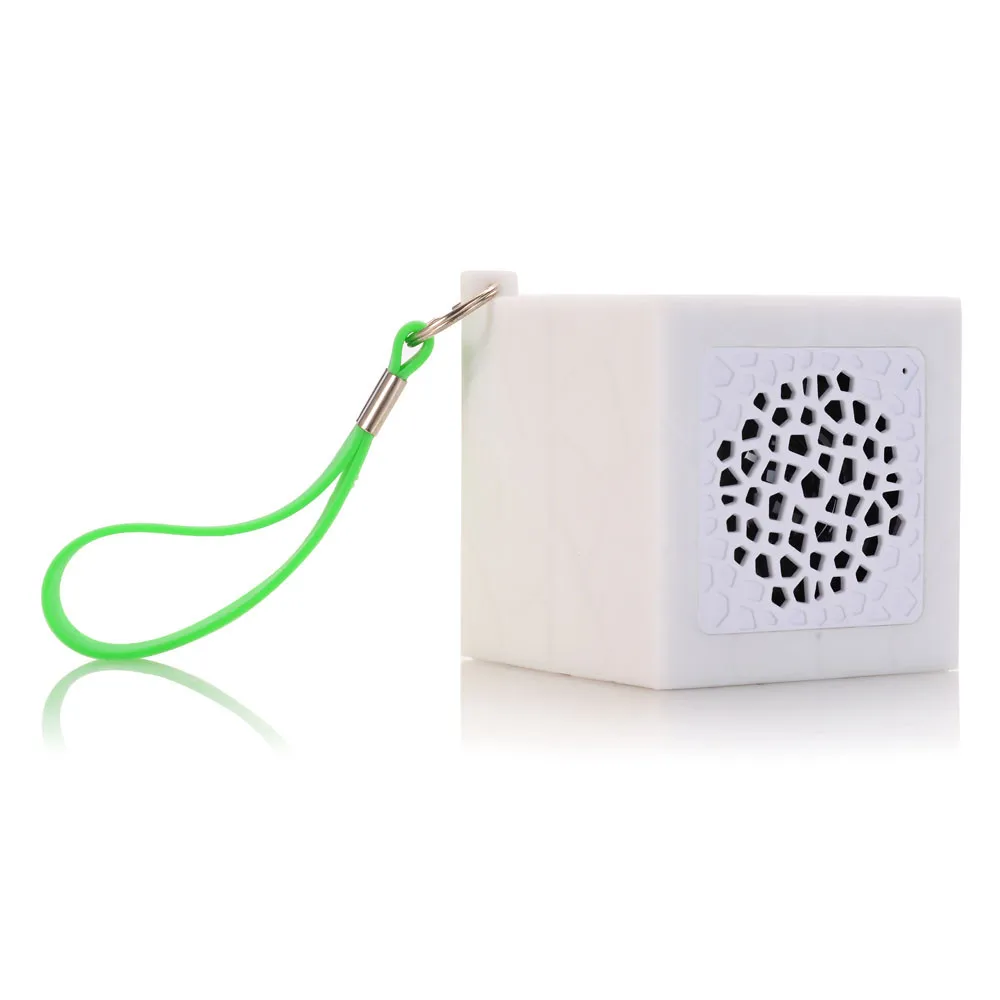 White HIPERDEAL мини портативный куб стерео Bluetooth динамик Портативный беспроводной Bluetooth динамик для смартфонов планшет - Color: White