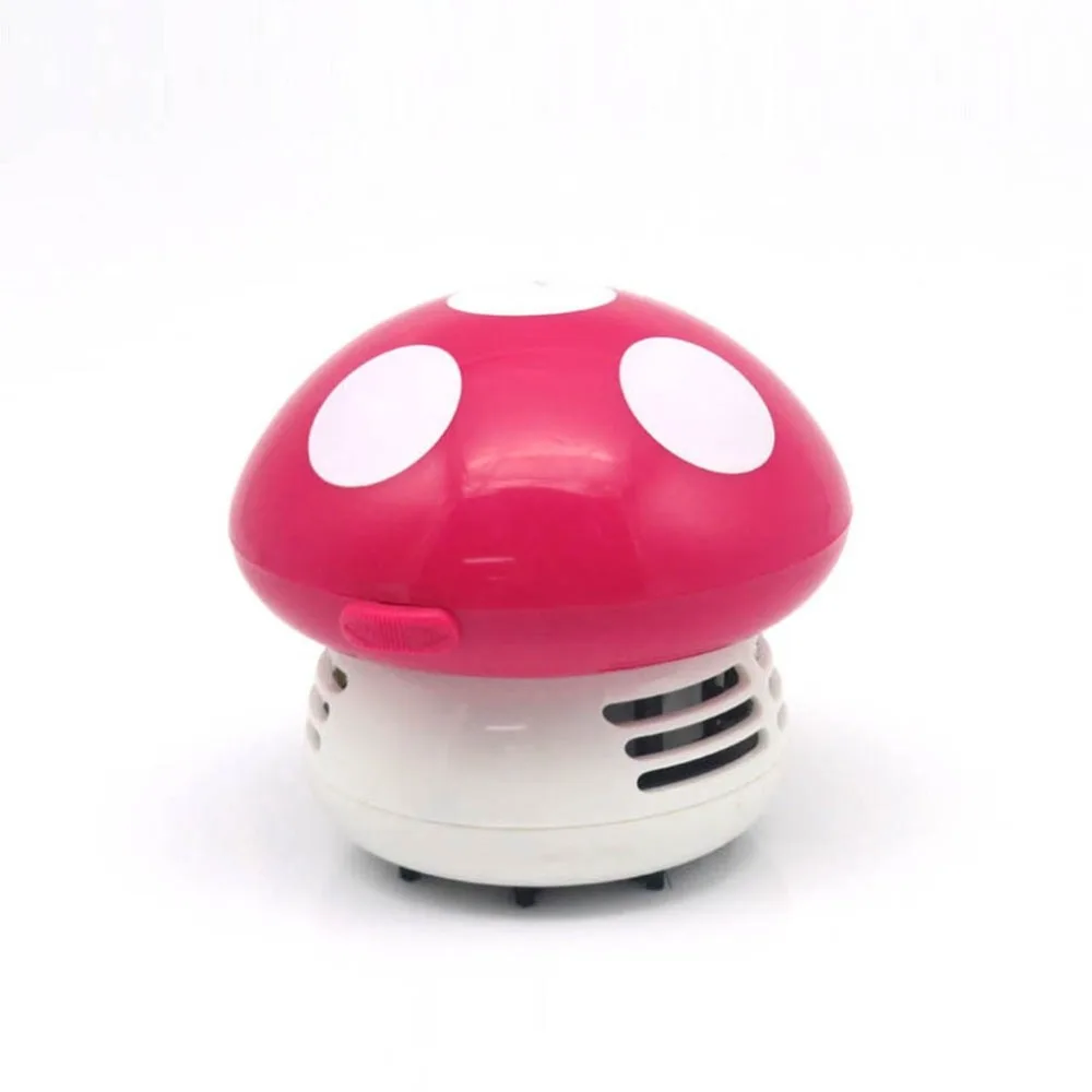  Mini Table Dust vacuum Cleaner Mushroom Shaped Portable Corner Desk vacuum Cleaner Mini Cute vacuum