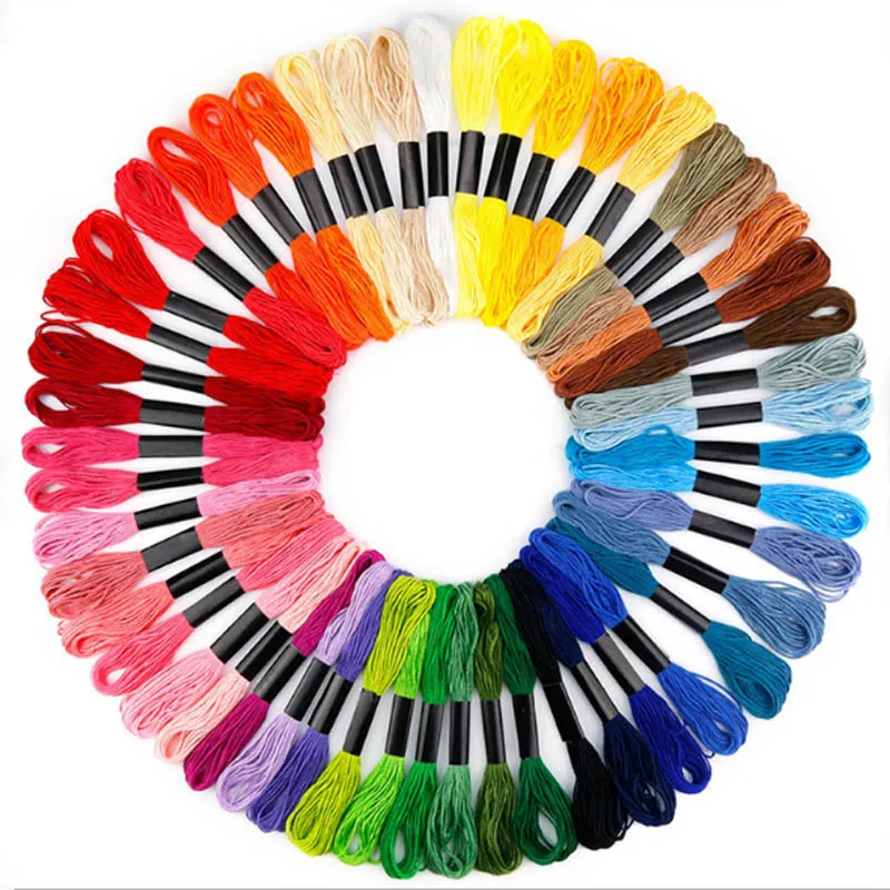 36 Colors Наборы для вышивки крестом 200/100/50 якорь похожие для вышивания крестиком хлопчатобумажная нить для вышивания из искусственного шёлка нитки мулине Швейные витой линейный процесс Hogard - Цвет: 36 Colors
