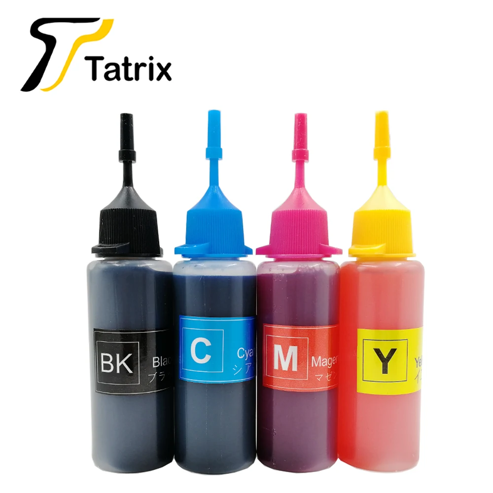 Tatrix High quality universal REFILL INK 4 color suit for Eposn Canon HP Brother printer .Free shippping | Компьютеры и офис