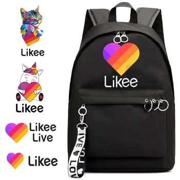 

Likee Video App Backpack Boys Girls School Shoulder Bag Students' Fashion Backpack Children's Cool Rusksack Women Girls Backpack