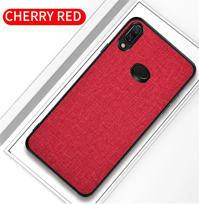 Для samsung Galaxy A10s SM-A107F/DS чехол тканевый силиконовый мягкий край противоударные Чехлы для телефона для samsung A10s чехлы