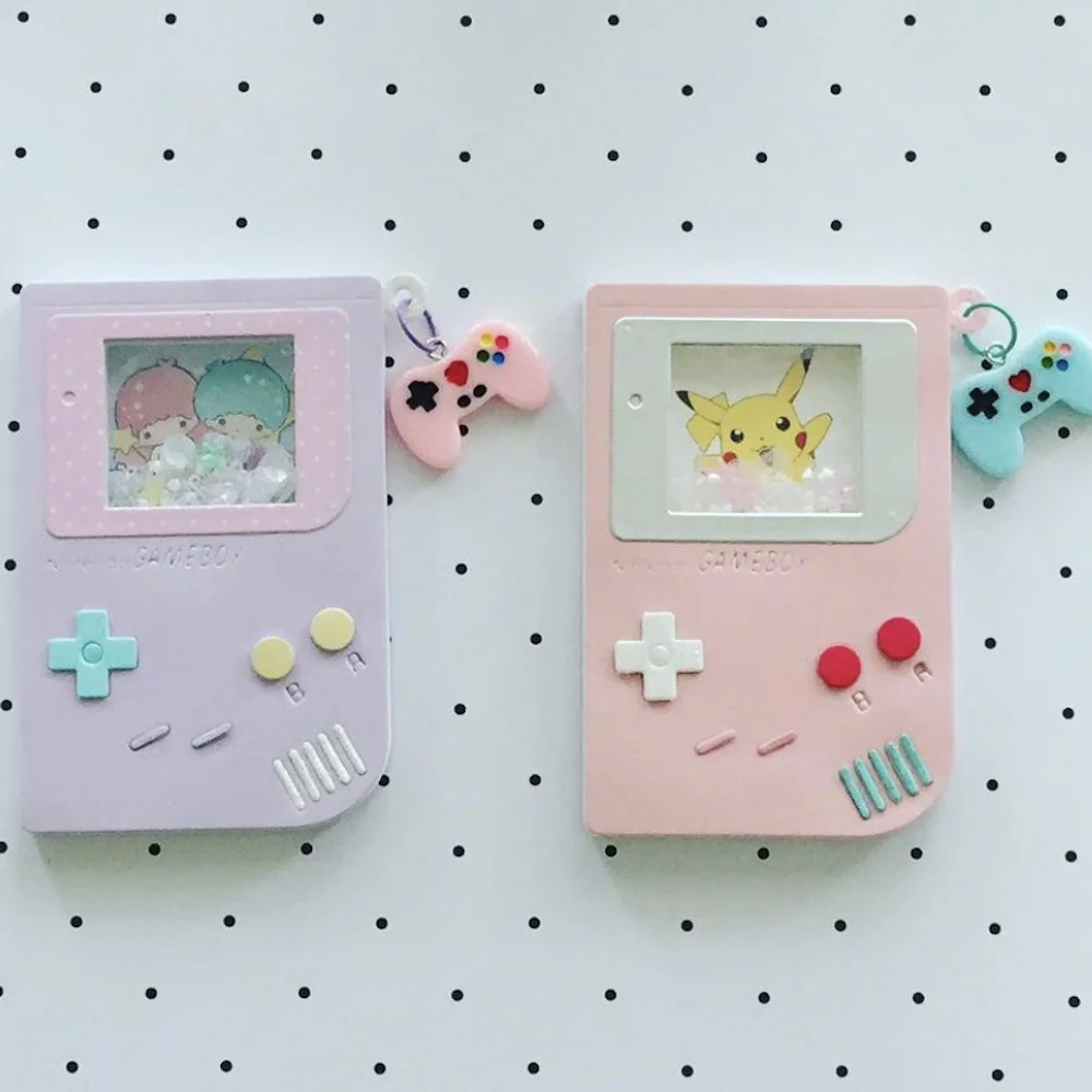 KSCRAFT 레트로 게임 보이 셰이커 금속 절단 다이 스텐실 DIY Scra..