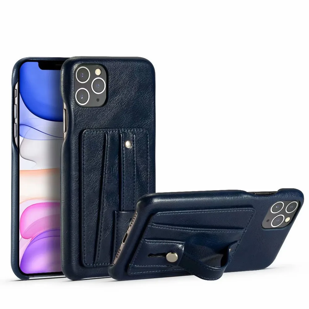 Для iPhone 11 кошелек Чехол, 11 Pro Max защитный чехол с из искусственной кожи держатель для карт Регулируемый ремень подставка ремень для apple ipho
