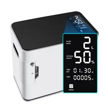 

Yuwell Oxygen Concentrator 1-5L/min Adjustable Oxygen Machine Portable Humidifiers With Anion Function 110V